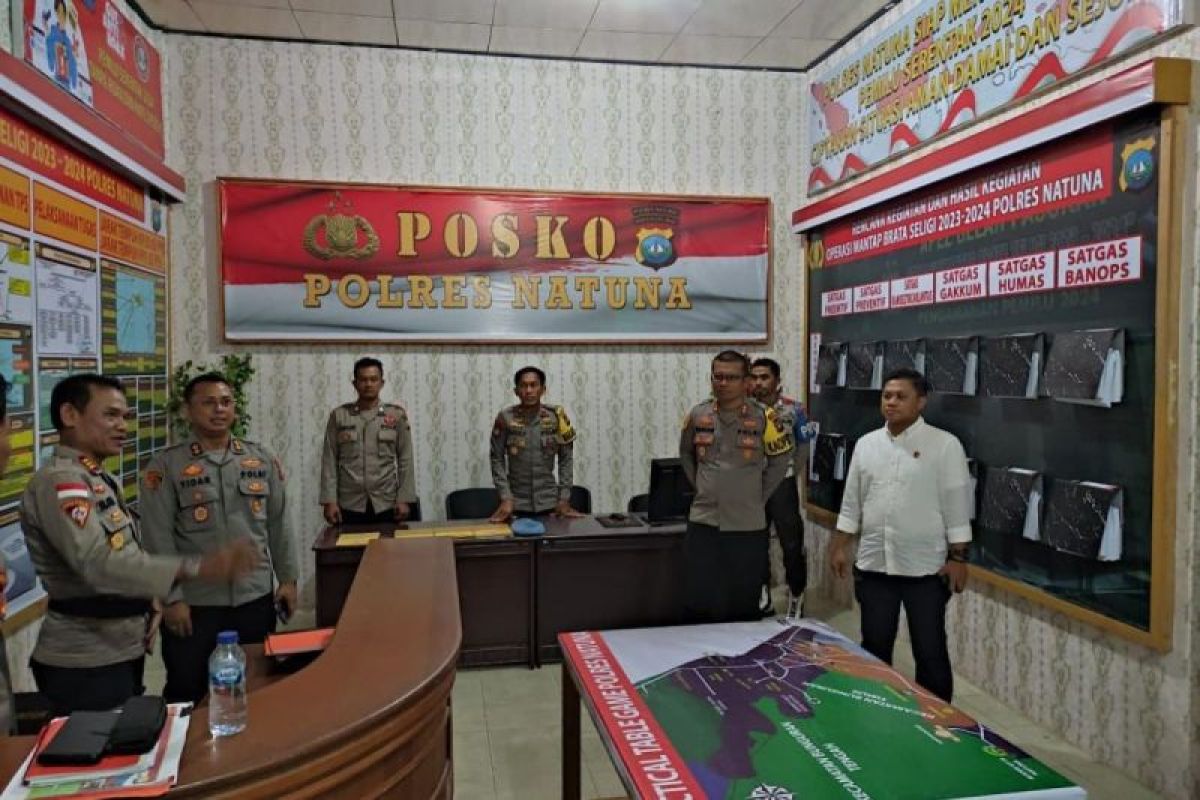 Polda Kepri cek kesiapan pengamanan kantor dan gudang KPU jelang Pemilu