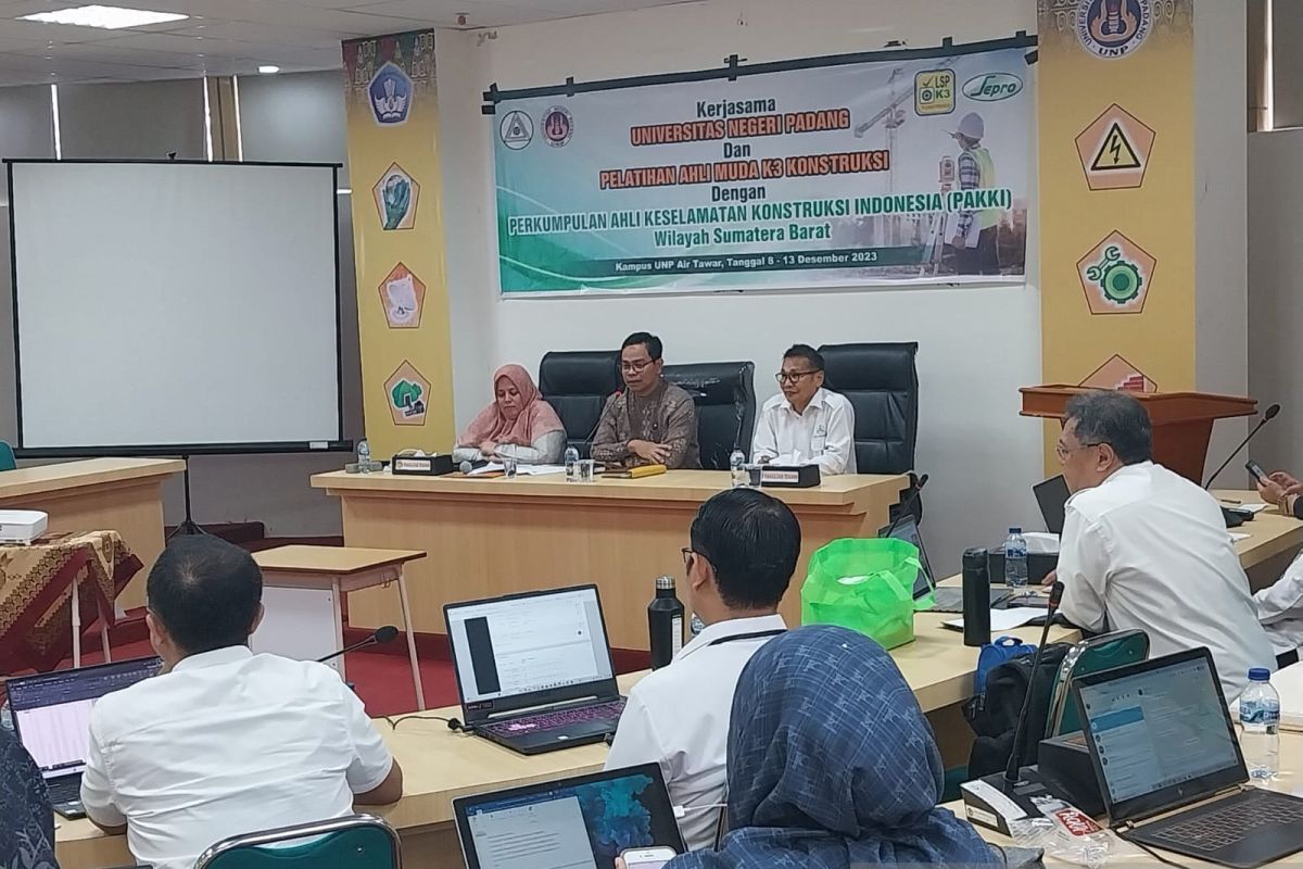 Gandeng UNP, PAKKI gelar pelatihan K3 Konstruksi