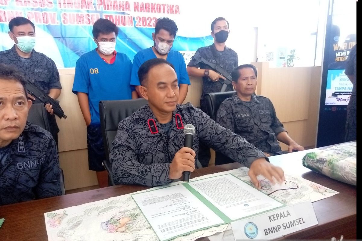 Kurir berhasil ditangkap BNNP Sumsel buru sindikat pemilik sabu lima kilogram