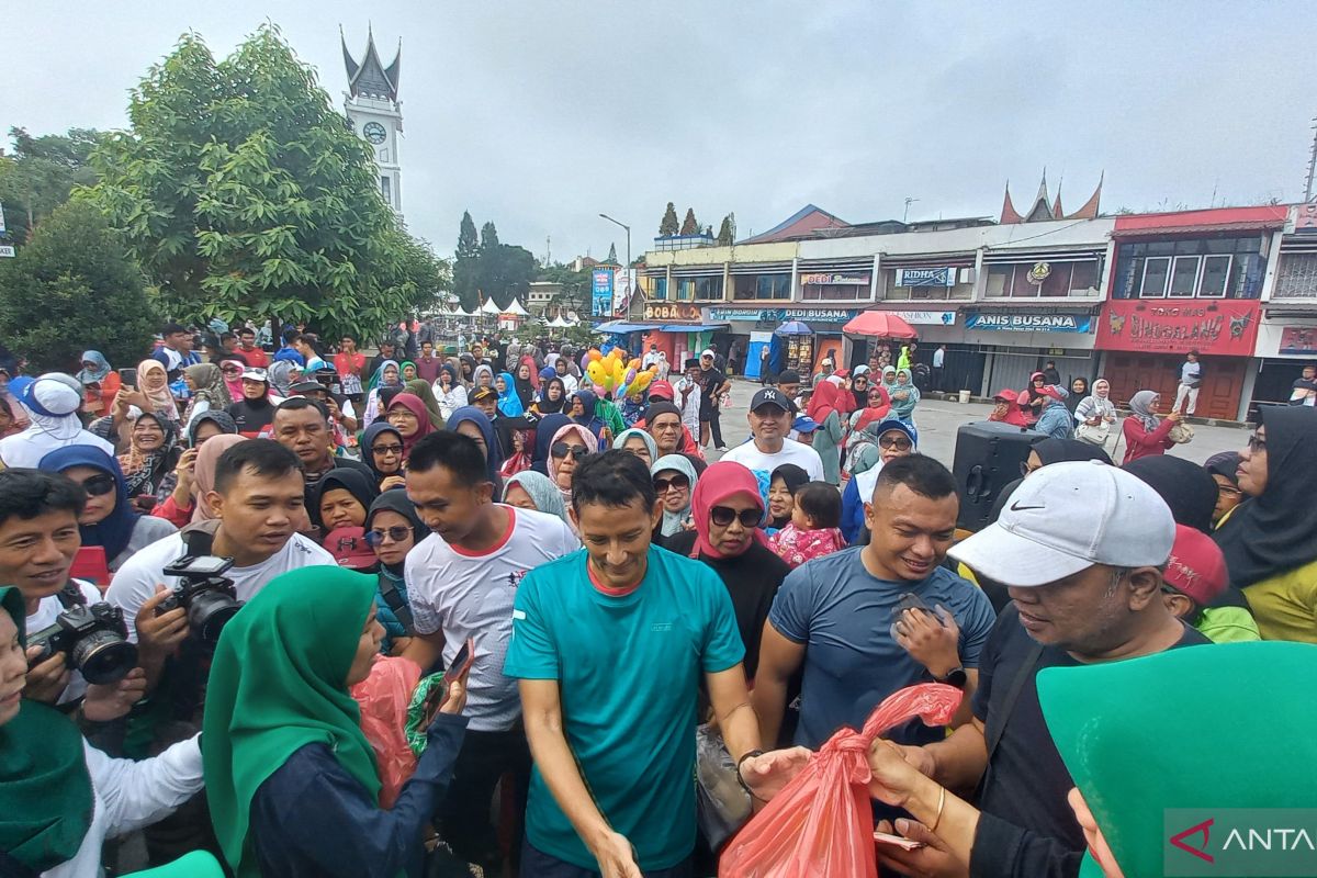 Sandiaga Uno ungkap strategi pemenangan Ganjar Mahfud di Bukittinggi