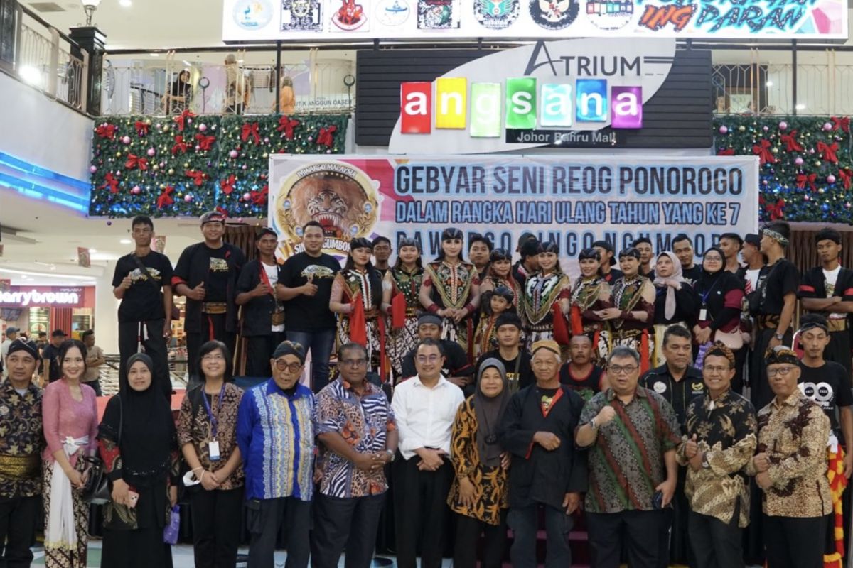 Gebyar Seni Reog Ponorogo di Johor Bahru