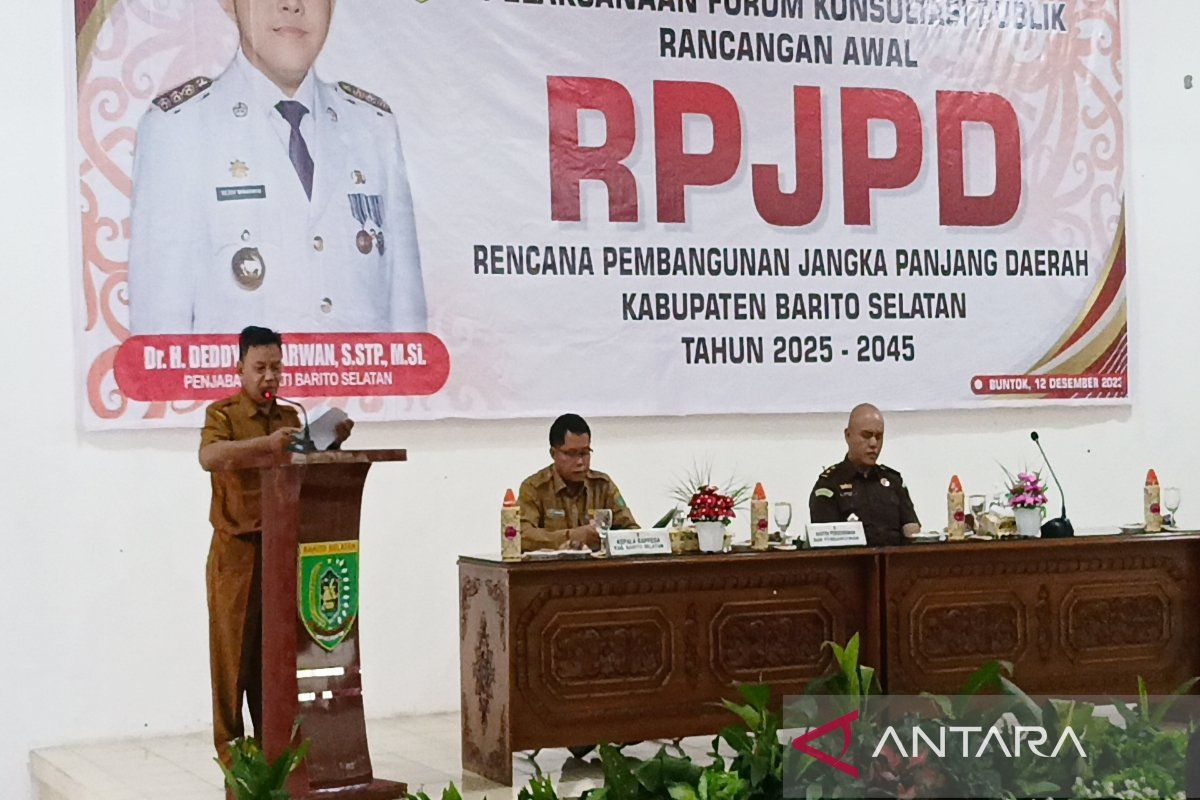 RPJPD Barsel difokuskan pada lima sasaran utama pembangunan