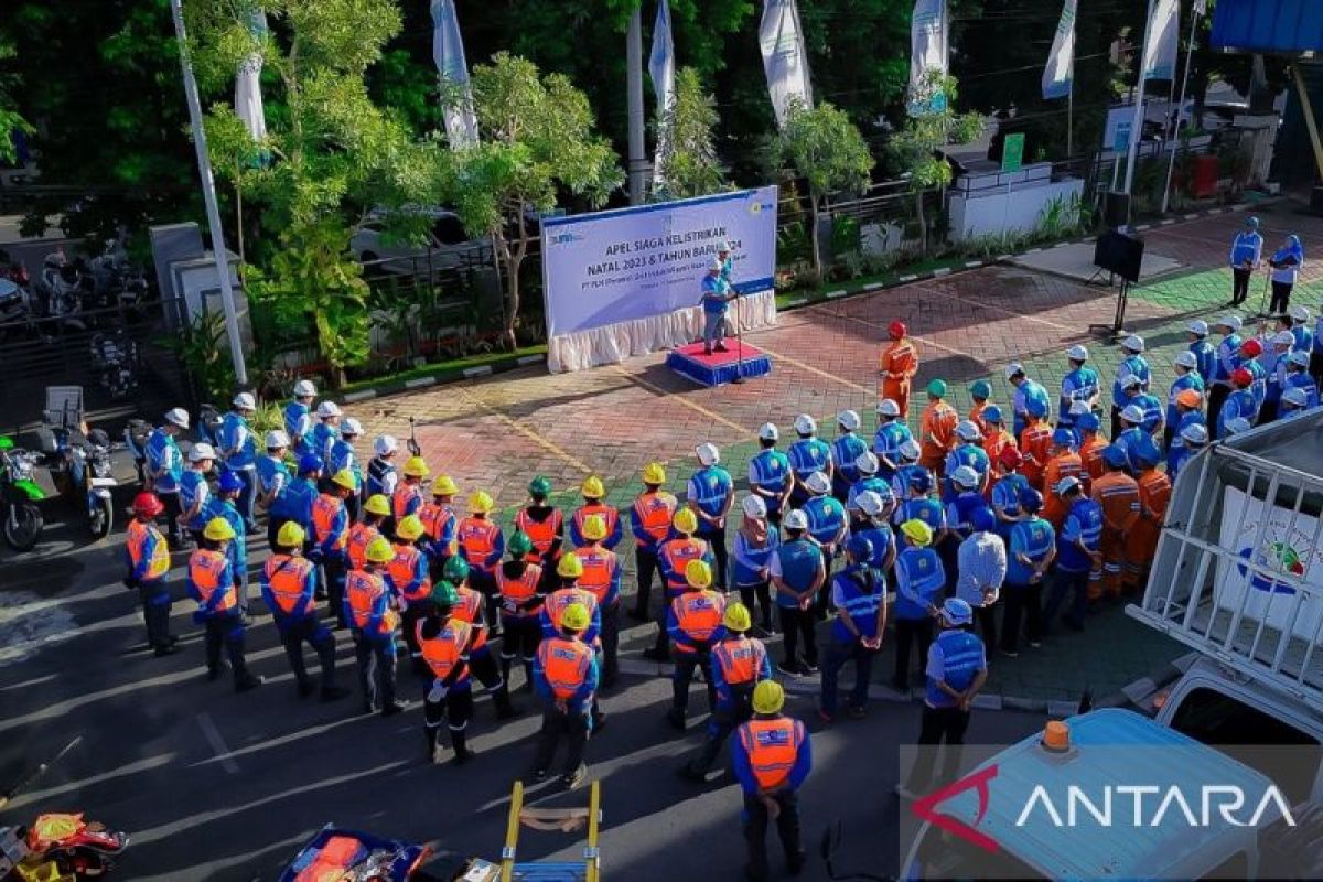 Gelar apel siaga Nataru 2023, PLN NTB siap pasok listrik andal