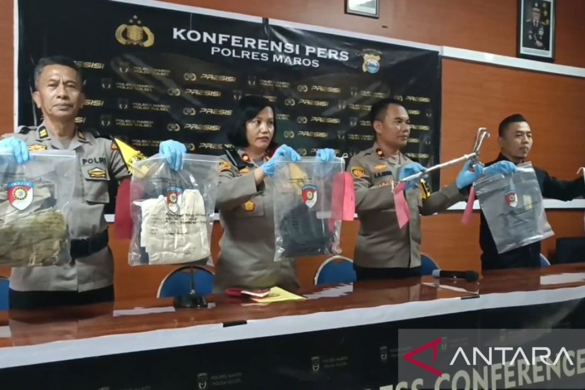 Polisi rilis identitas pelaku pembunuhan pengusaha roti Maros