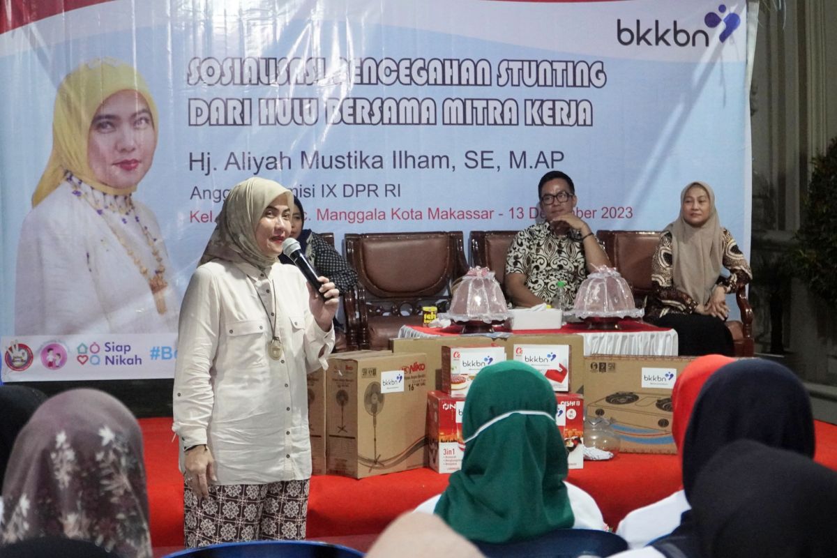 Anggota DPR RI sosialisasikan program penurunan stunting di Sulsel