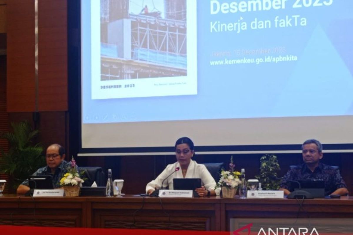 Menkeu Sri Mulyani bilang APBN alami defisit Rp35 triliun per 12 Desember 2023