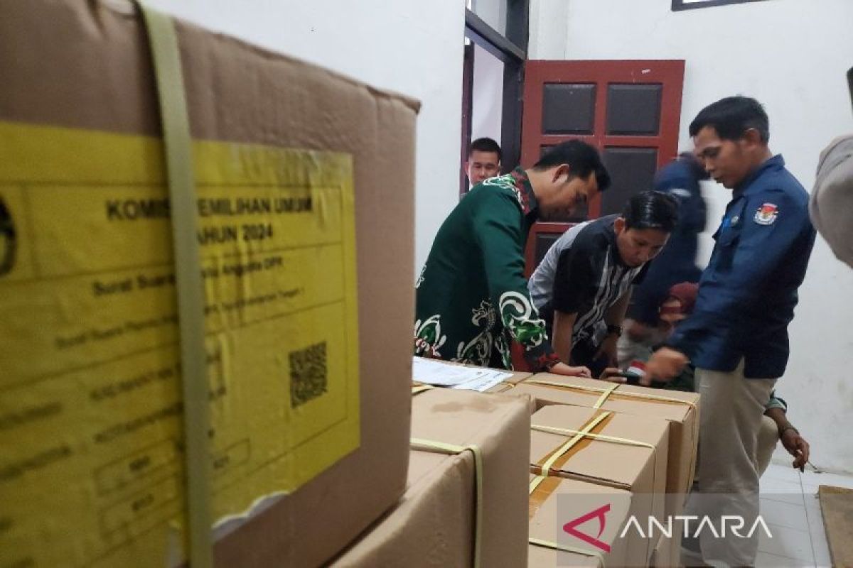 KPU Kotim terima 930.504 surat suara untuk pemilihan legislatif