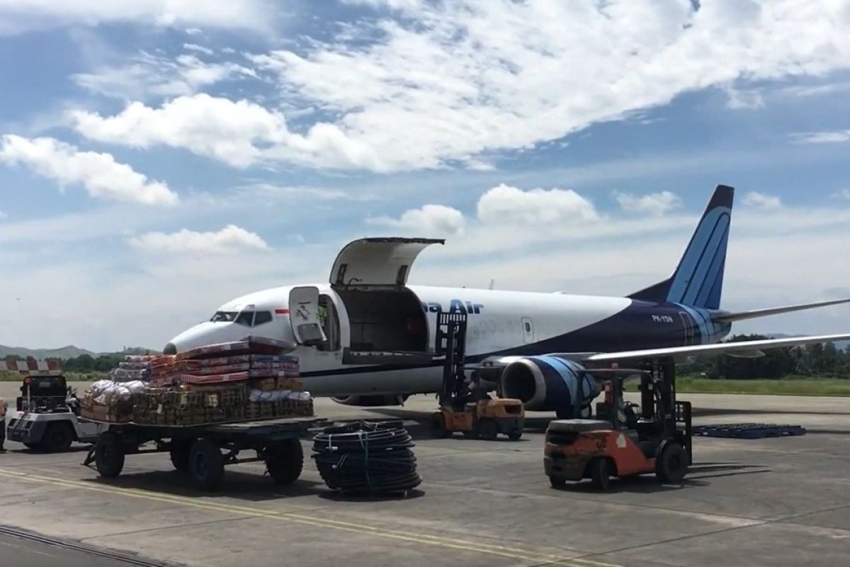 Pesawat Kargo Trigana Air gagal terbang akibat ban pecah di bandara Sentani