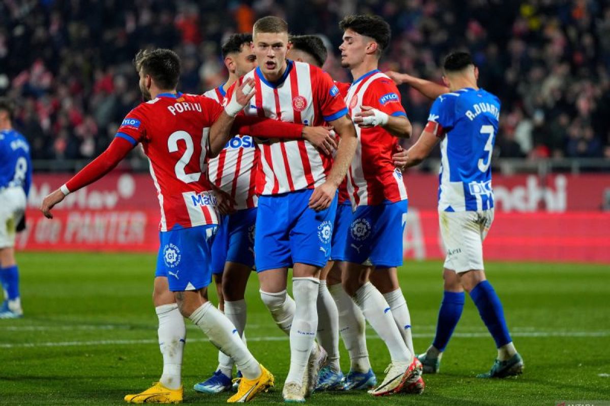 Tim Girona menang dramatis skor 4-3 saat menjamu Atletico Madrid