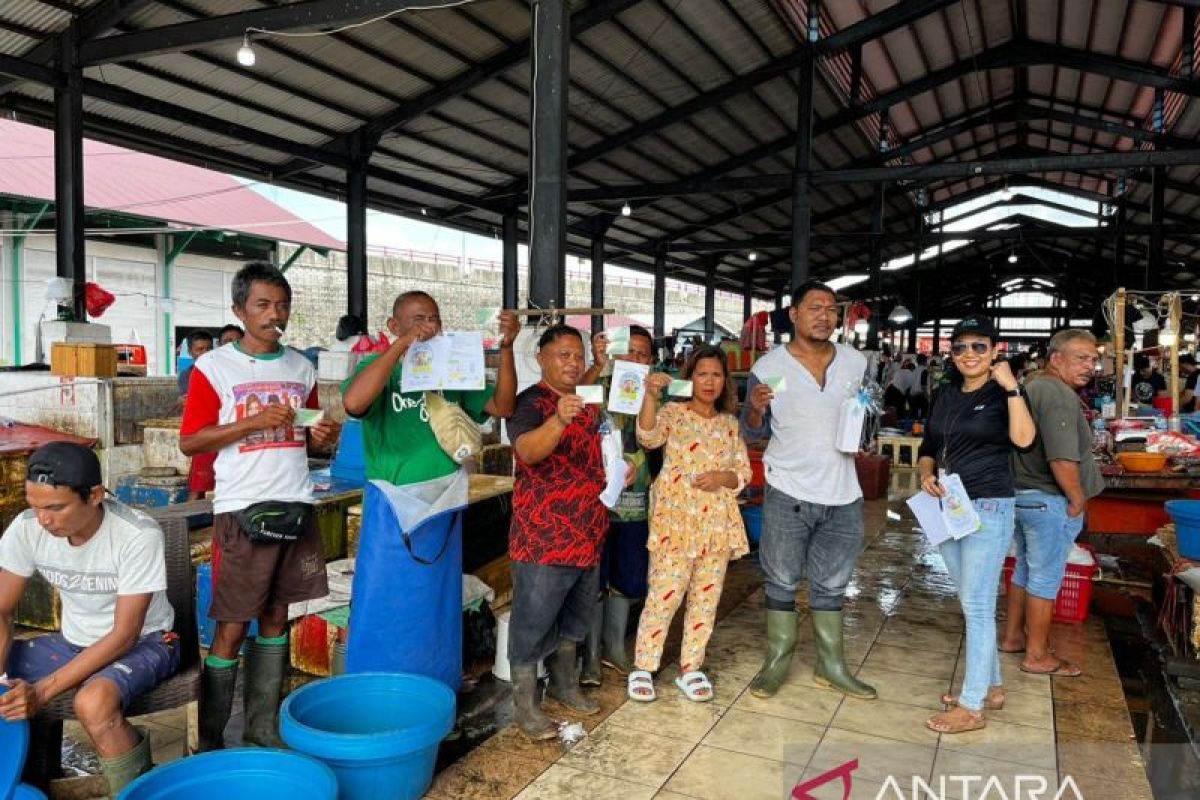 BPJAMSOSTEK tingkatkan sosialisasi program pedagang  pasar tradisional