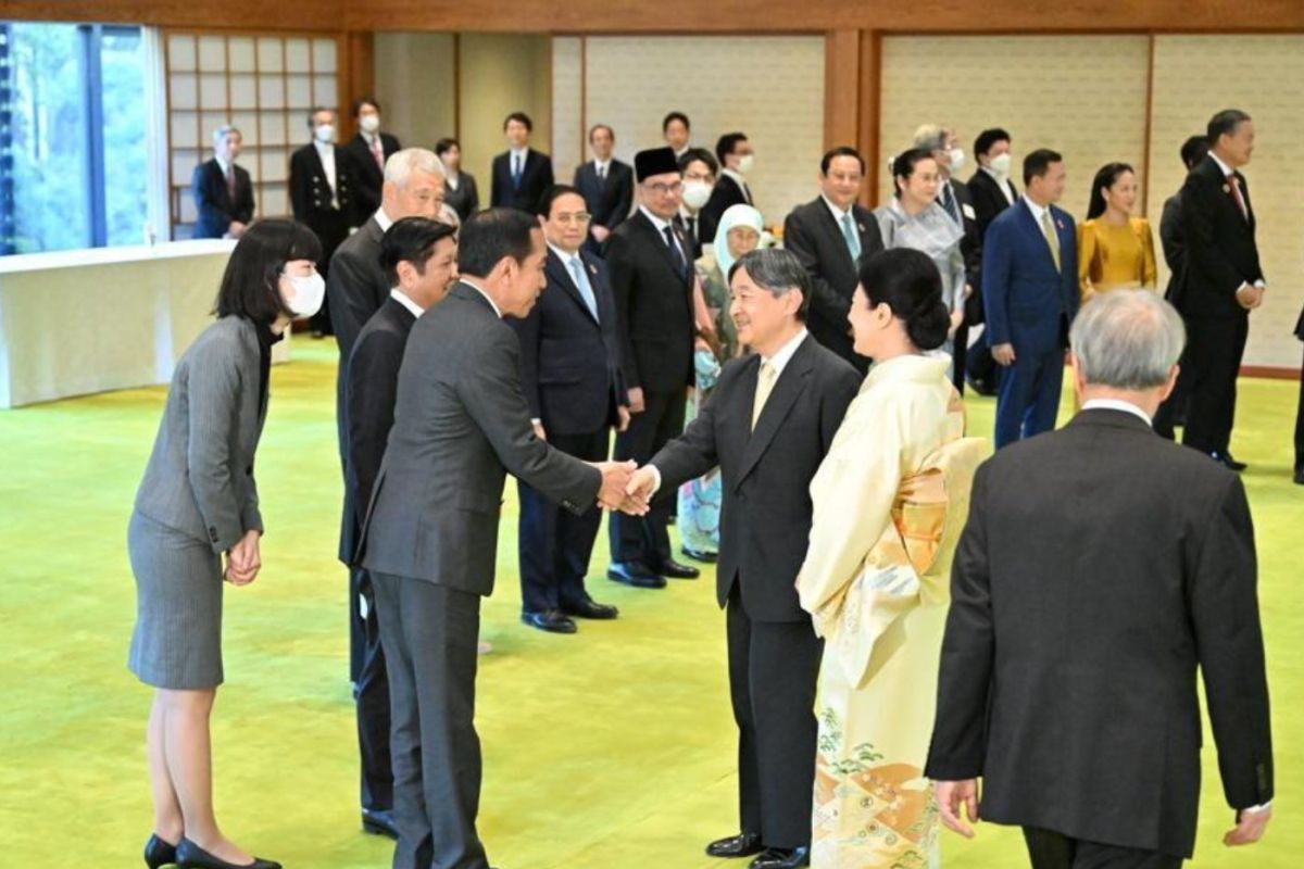 Presiden Jokowi temui dan kembali undang Kaisar Naruhito ke Indonesia