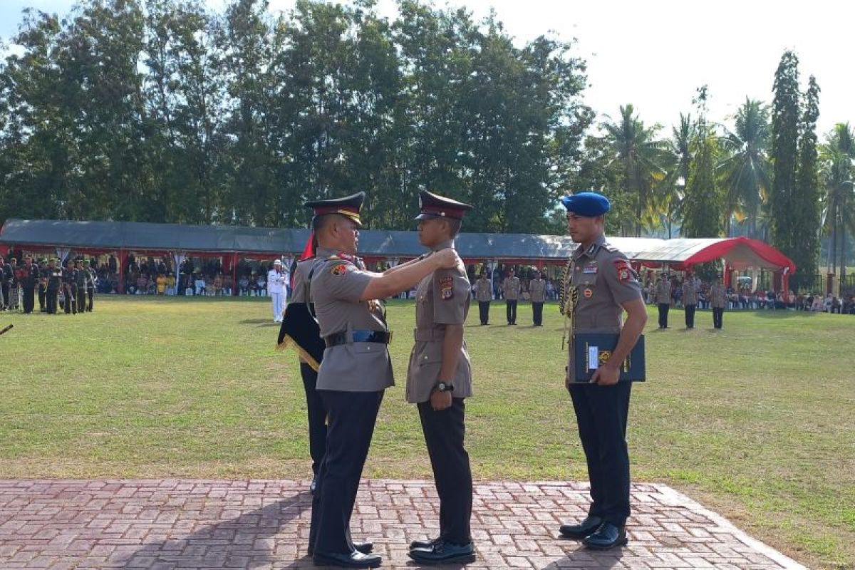 Kapolda lantik 267 siswa Diktuba SPN Polda Sulteng