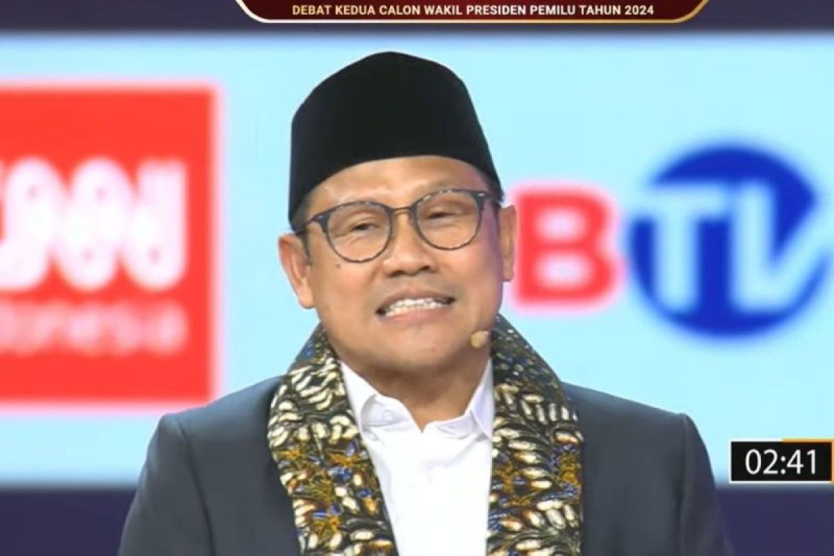 Debat Cawapres, Cak Imin bicara disrupsi sebagai awal perubahan