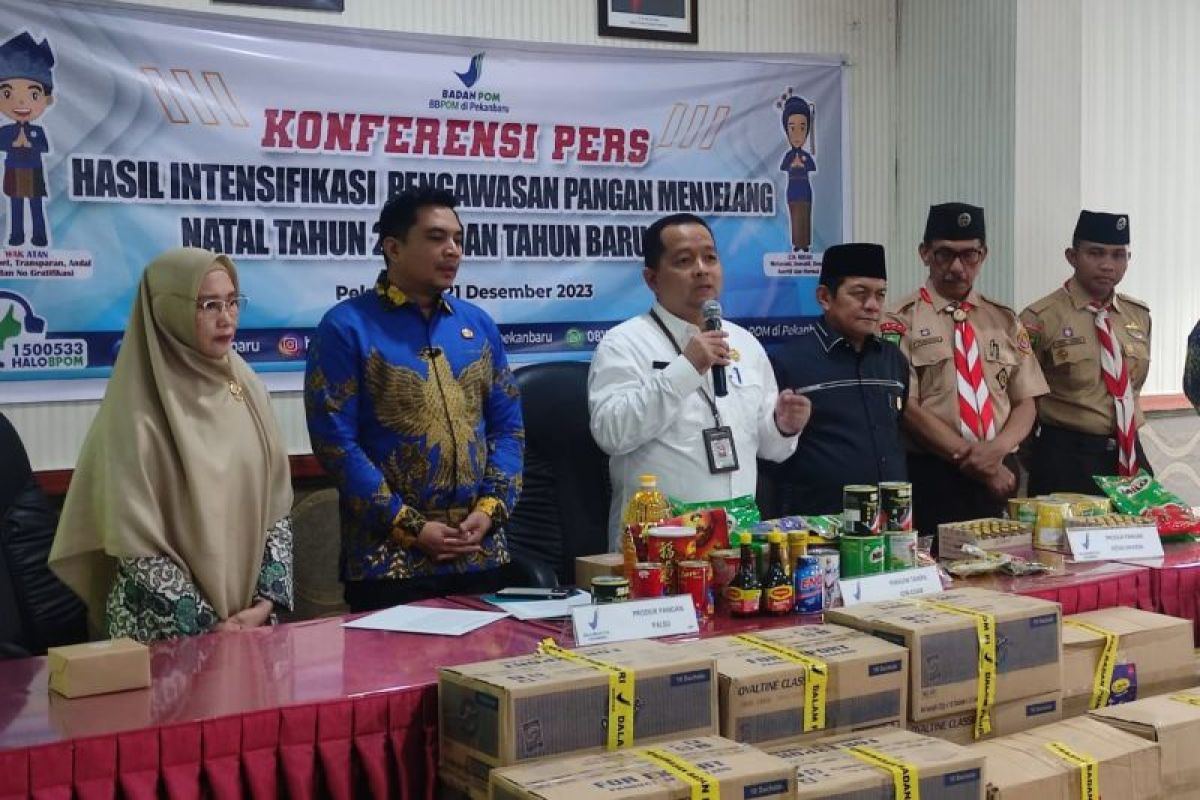 BBPOM di Pekanbaru intensif lakukan pengawasan jelang akhir tahun, 13 sarana tak memenuhi ketentuan