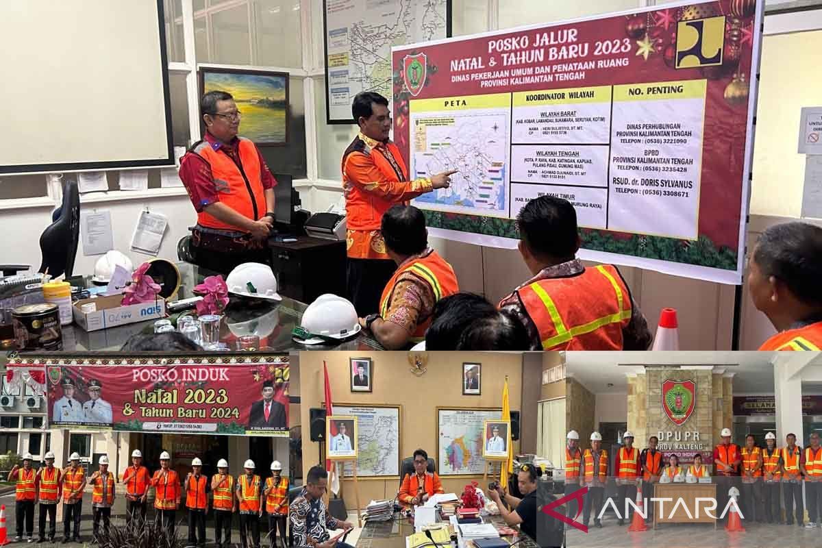 PUPR Kalteng siapkan 40 posko dan alat berat selama Natal dan Tahun Baru