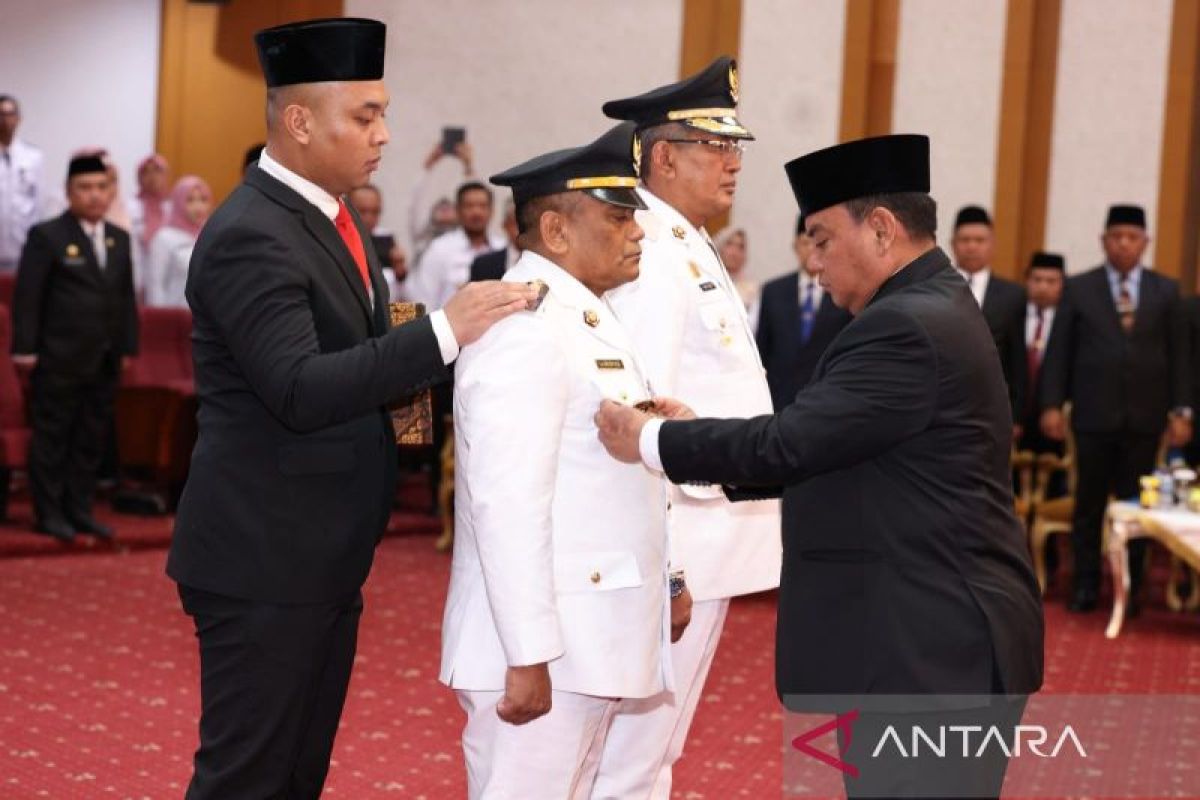 Pelantikan Pj Wali Kota Kendari dan Pj Bupati Muna Barat