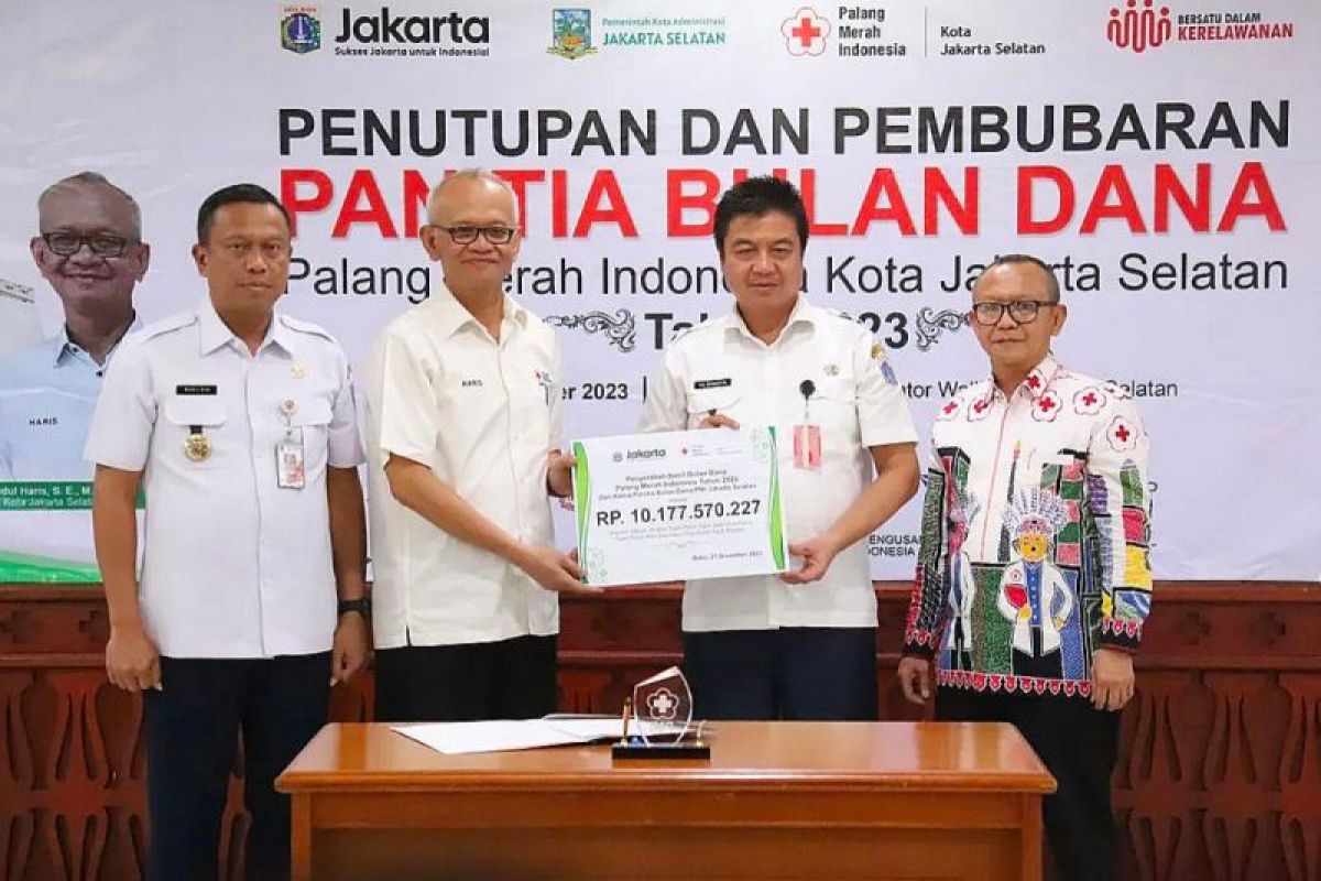 Penggalangan Bulan Dana PMI di Jaksel mencapai Rp10 miliar