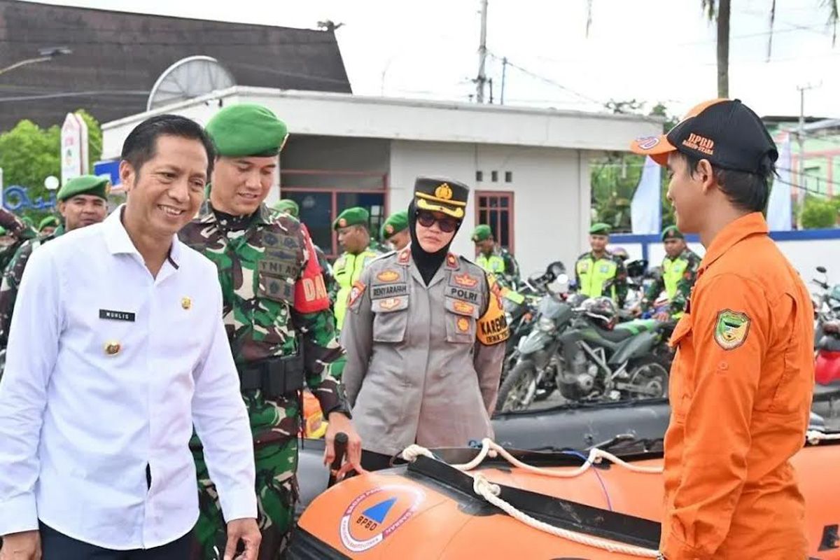 Pj Bupati Barut ikuti apel kesiapsiagaan penanggulangan banjir