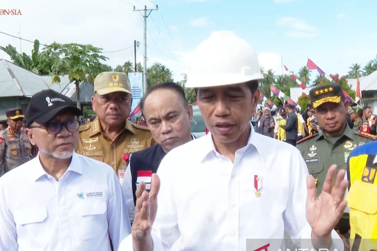 Presiden apresiasi jalan-jalan di Talaud bagus