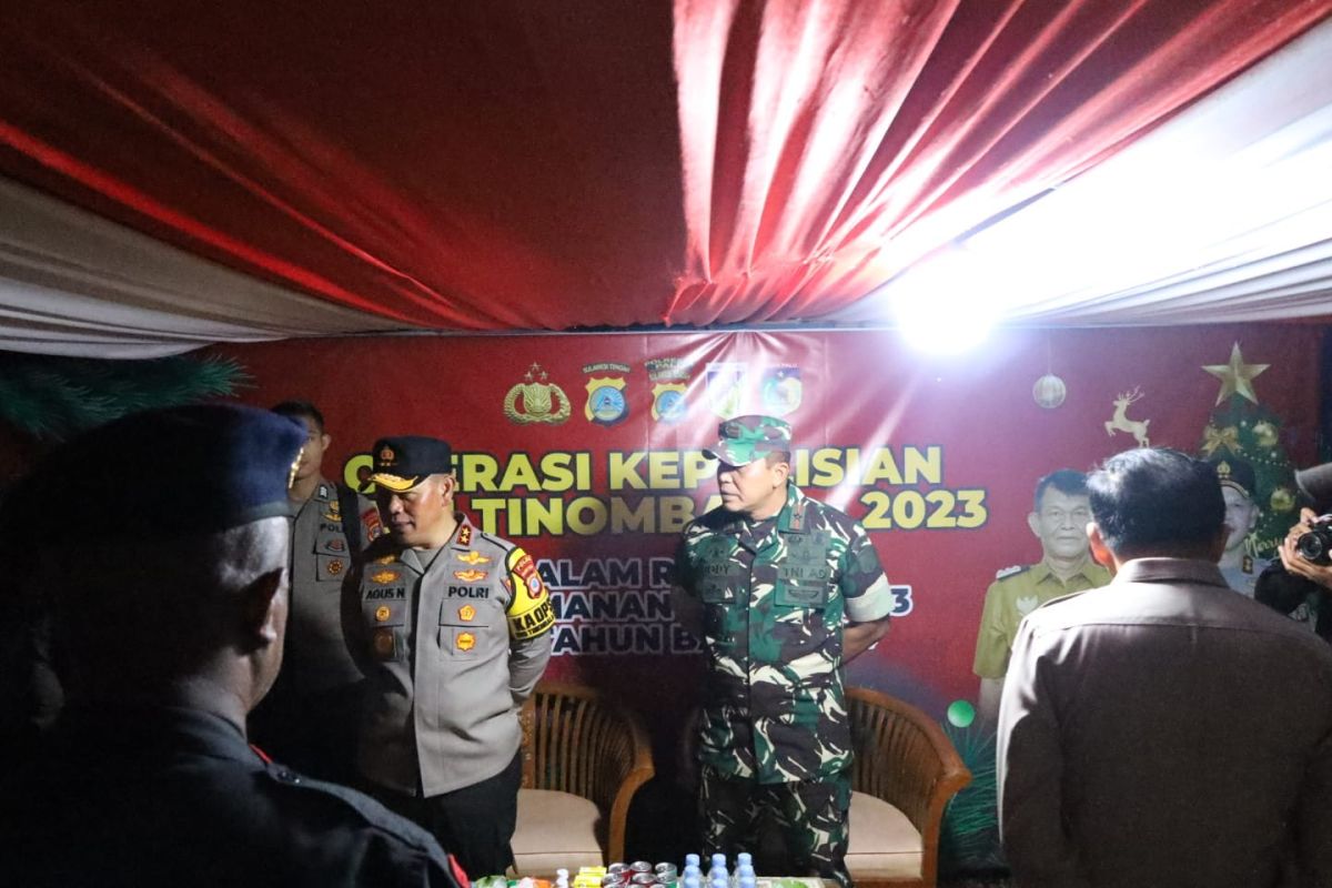 Kapolda dan Danrem tinjau pospam cek kesiapsiagaan Operasi Lilin Sulteng