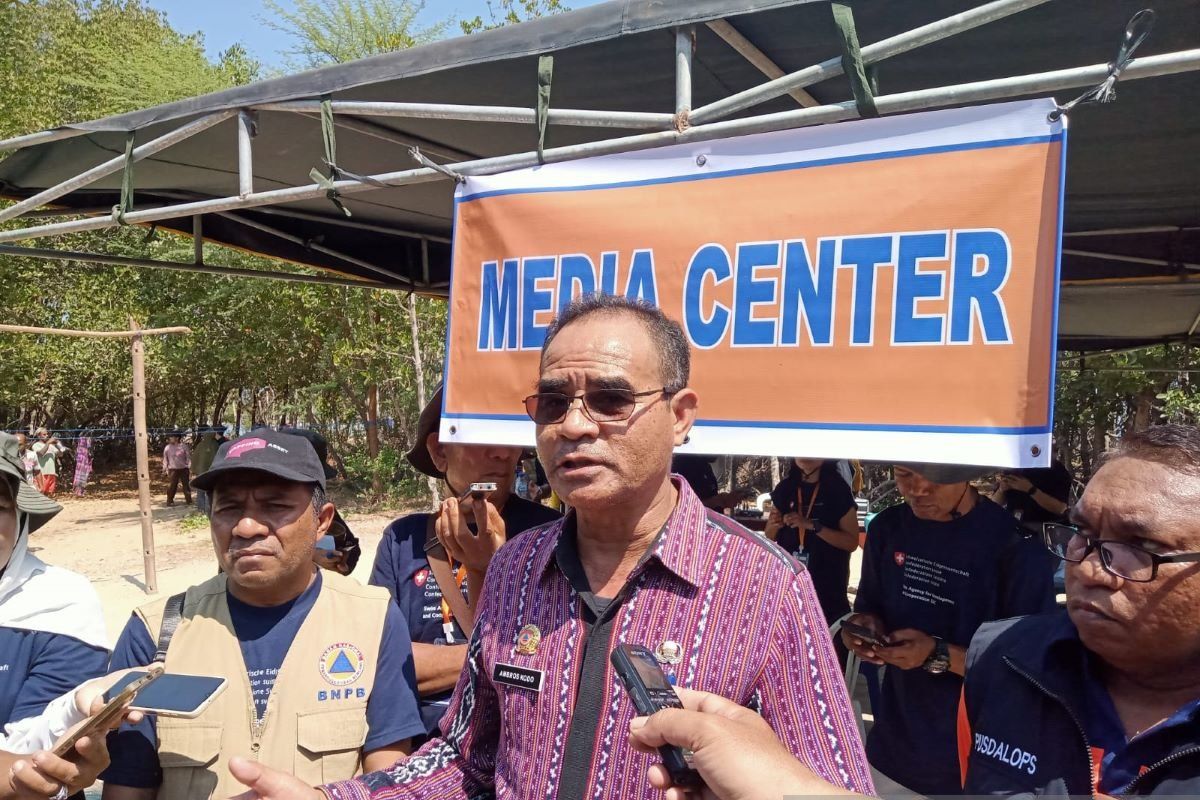 BPBD: Belum ada kasus ispa setelah erupsi Gunung Lewotobi