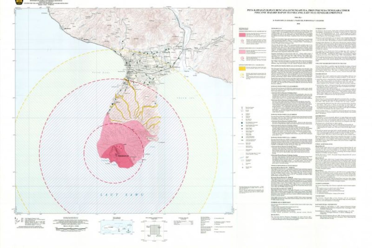 Masyarakat diminta antisipasi tsunami jika Gunung Iya erupsi