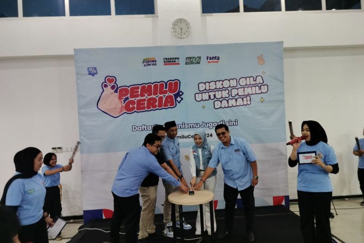 TKN Fanta meluncurkan pemilu ceria tekan golput