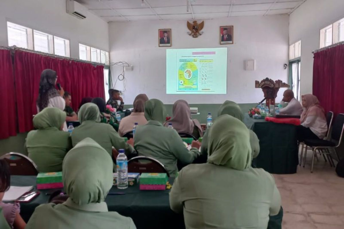 TNI mendukung peningkatan SDM kader posyandu di Lombok Tengah