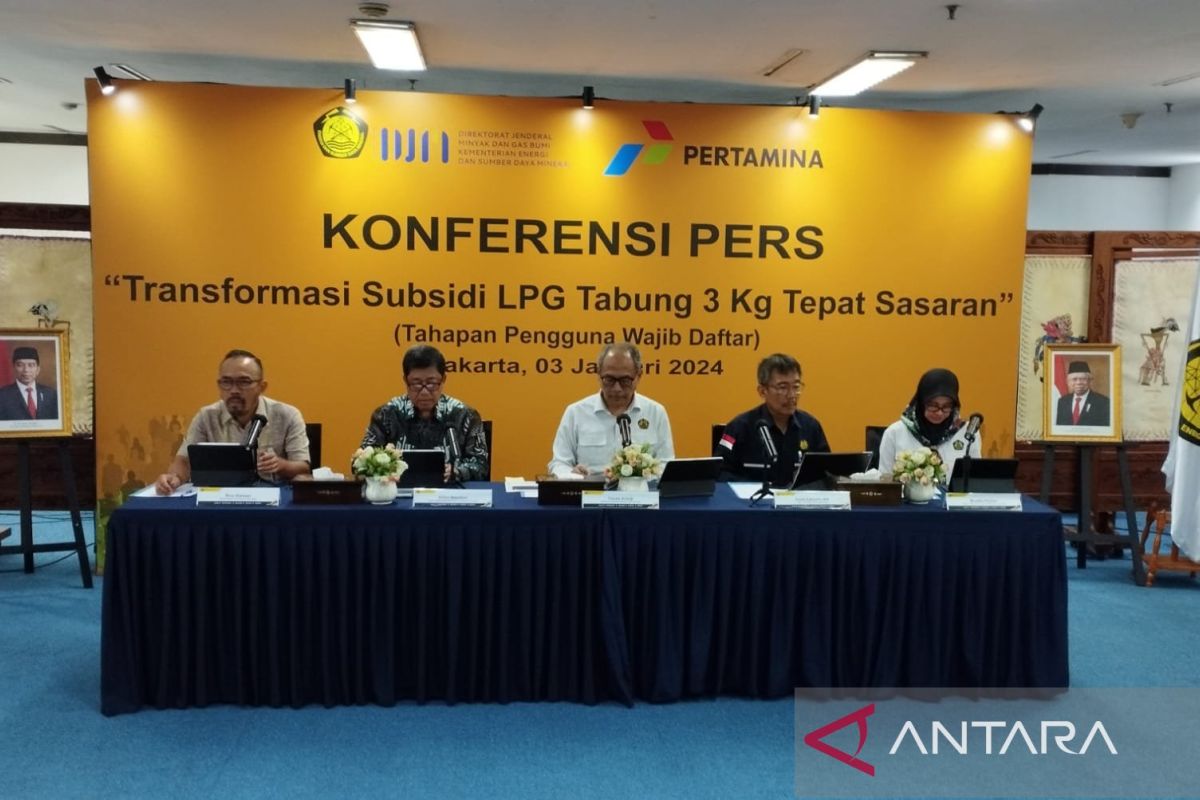 KESDM catat 31,5 juta NIK telah daftar sebagai konsumen LPG 3 kg