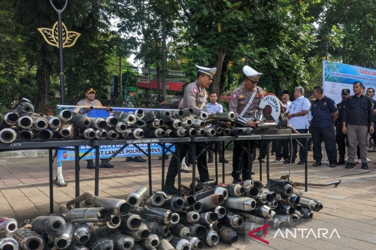 Polres bersama klub motor deklarasi larangan gunakan  knalpot "brong"