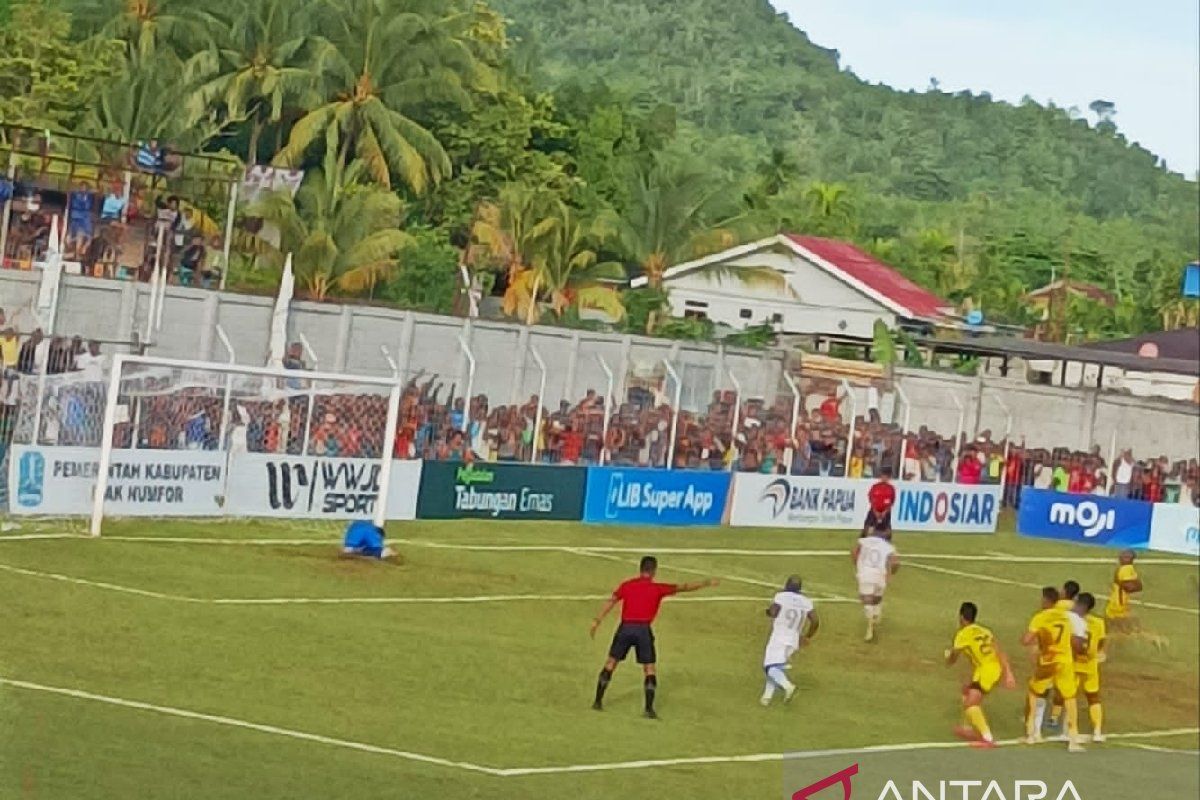 PSBS Biak menang lawan Gresik United FC 1-0