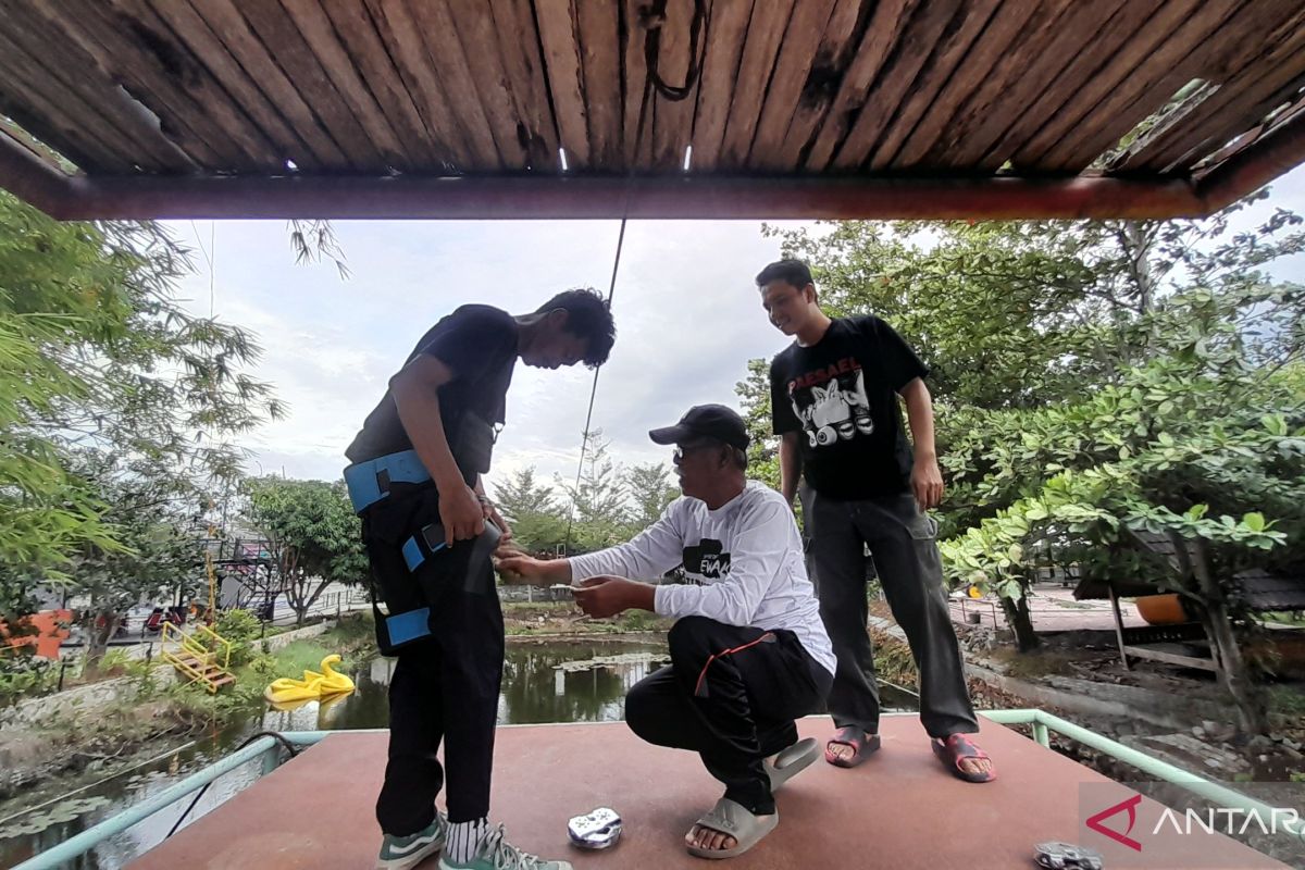 Merasakan Flying Fox di pijakan Cafe Nunu