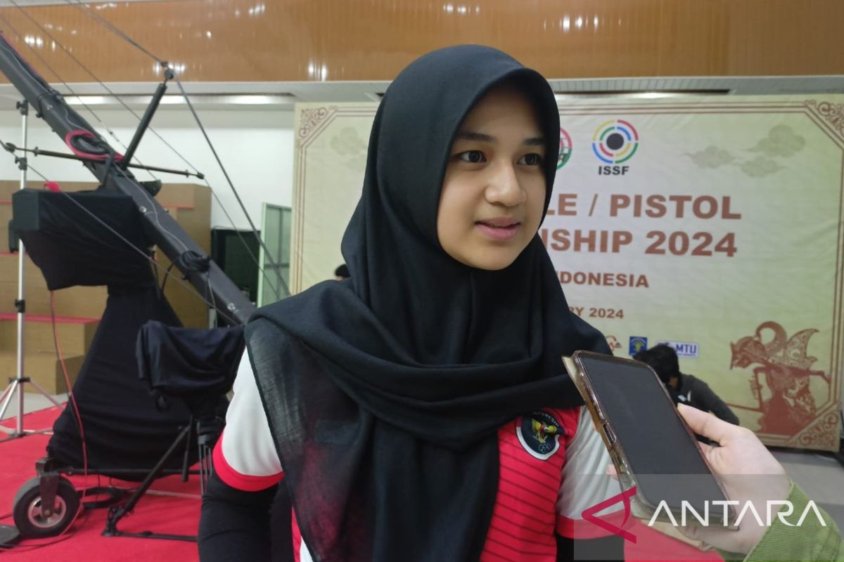 Atlet Aisyah Qalbi optimistis meraih juara Asian Rifle/Pistol Championship