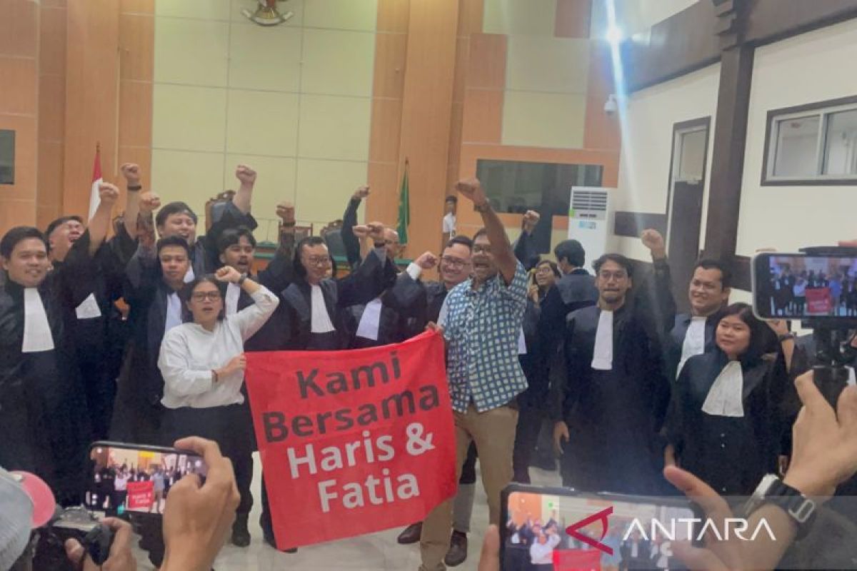 Haris dan Fatia divonis bebas dalam kasus "Lord Luhut"