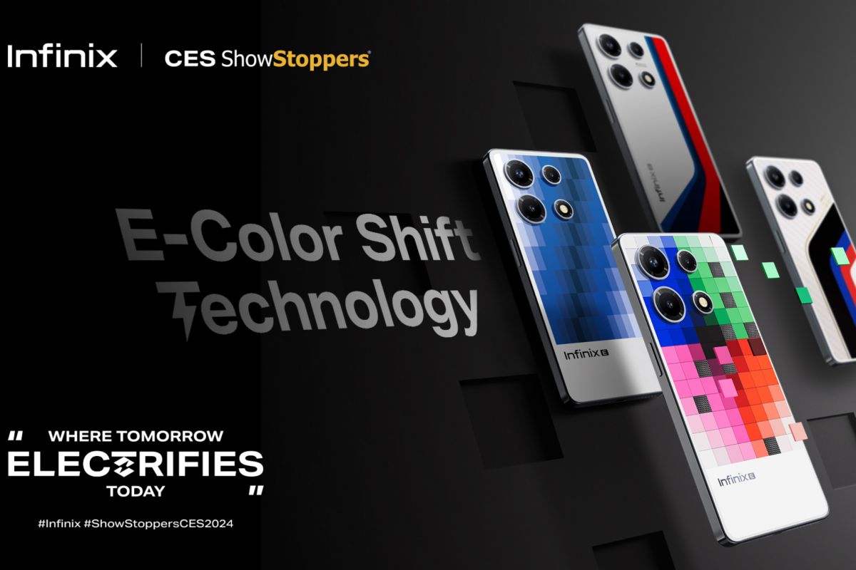 Infinix kenalkan "E-color shift" hingga inovasi daya  nirkabel di CES 2024