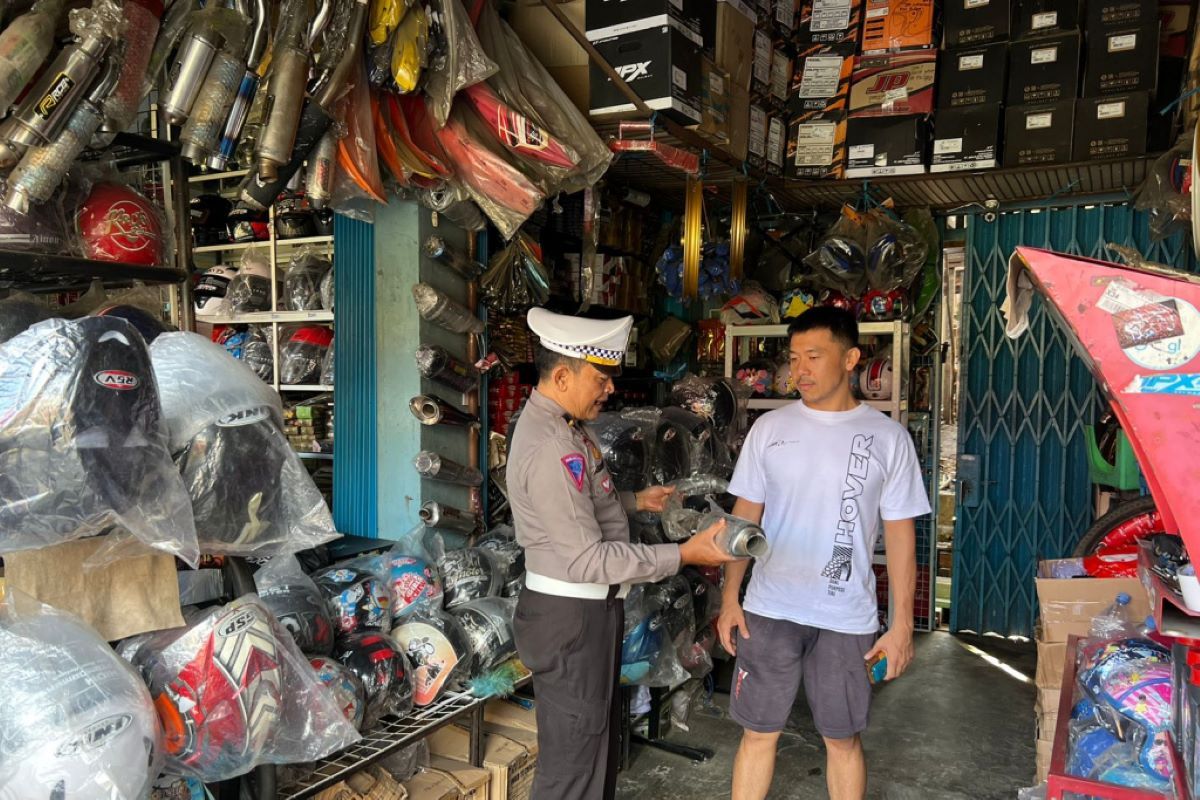 Polres Rejang Lebong Bengkulu minta toko dan bengkel tidak jual knalpot brong