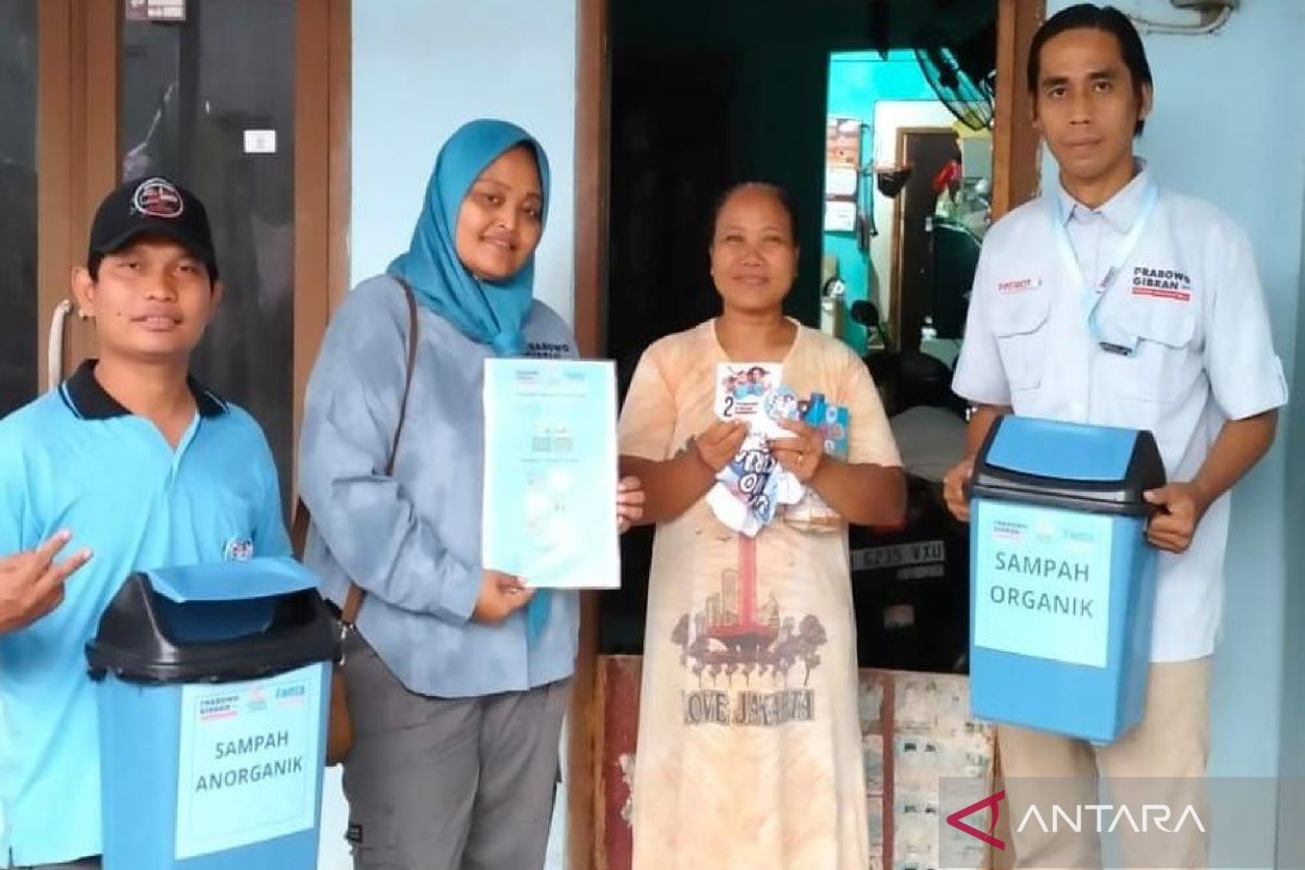 TKN Prabowo-Gibran  edukasi pemilahan sampah