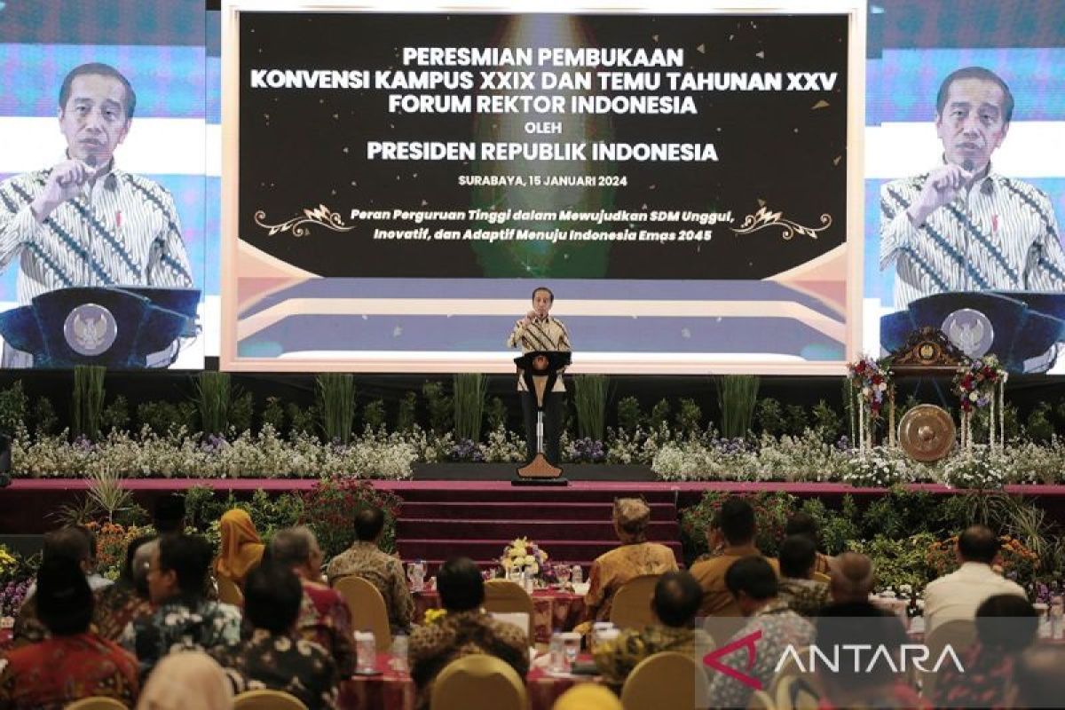 Presiden minta Forum Rektor siapkan SDM unggul agar RI tak tertinggal