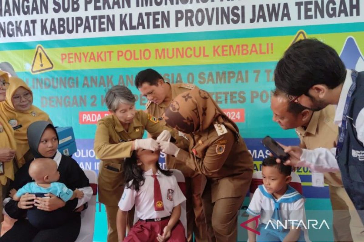 Pemkab Klaten sebut vaksinasi satu-satunya  cara putus penularan  polio