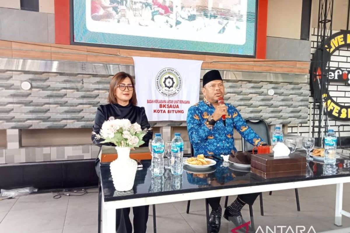 Kemenag dan BKSAUA lakukan penguatan moderasi beragama di Bitung