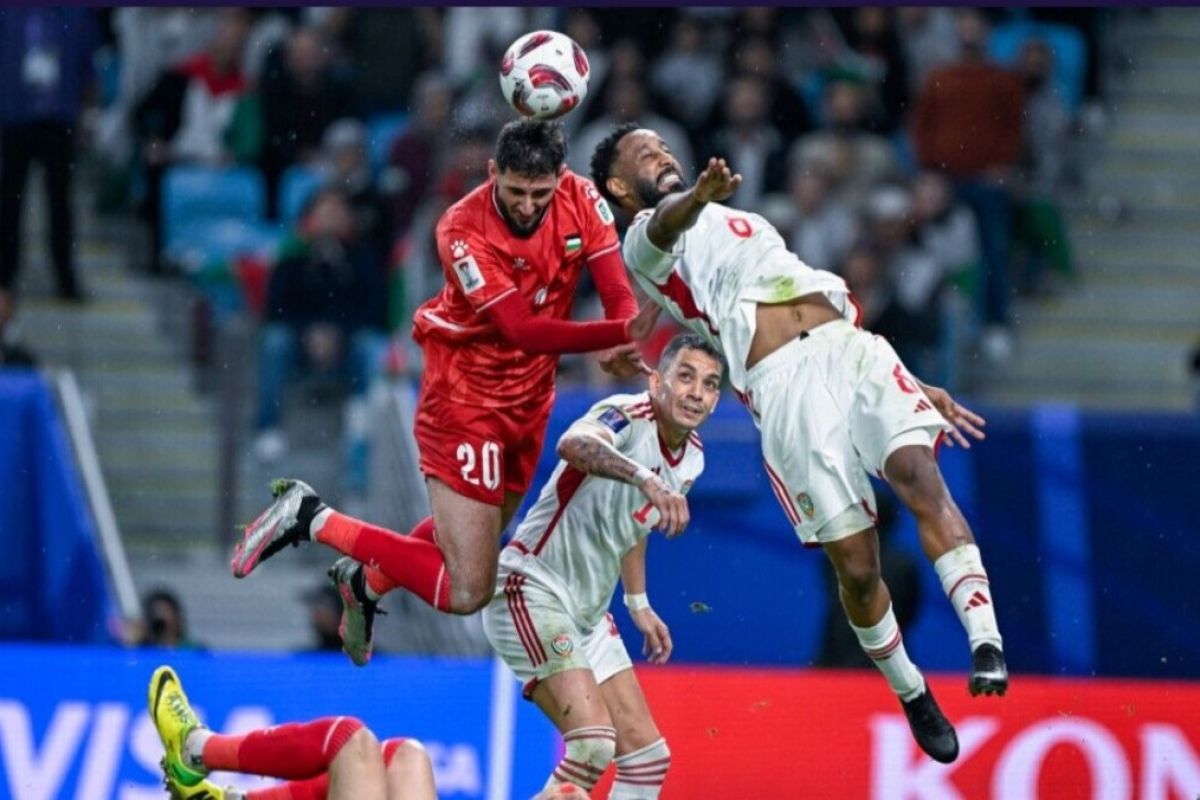 Pertandingan Palestina vs Uni Emirat Arab berakhir imbang skor 1-1