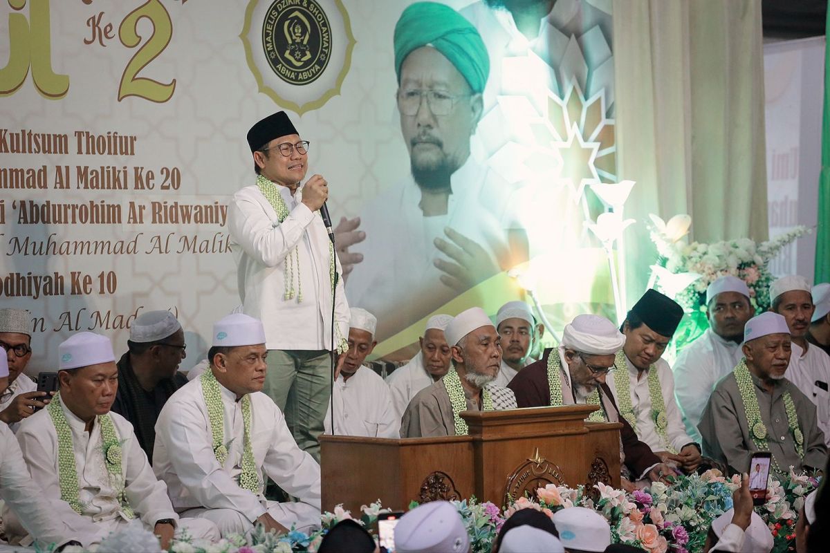 Cawapres Muhaimin: Saya lapor Kiai Thoifur tentang perjuangan AMIN