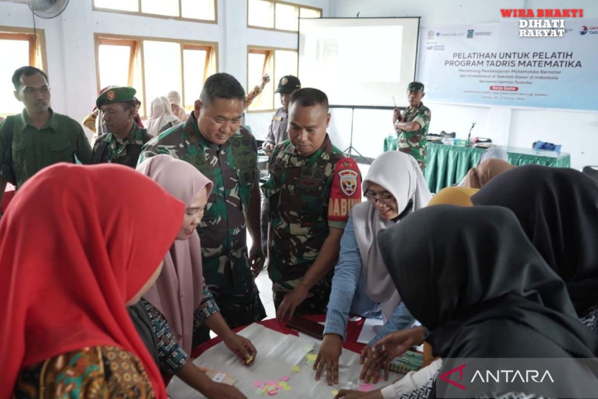 Korem 162/WB-Pemkab Dompu melatih tenaga pengajar tadris matematika