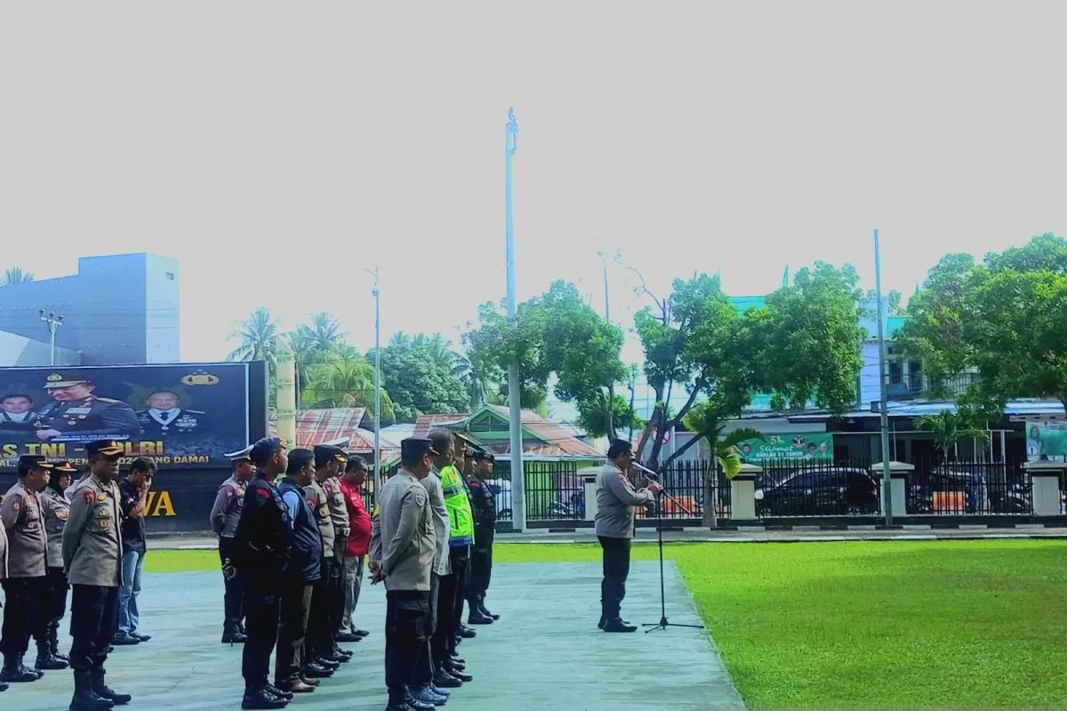 gorontalo-police-holds-prayer-for-fallen-officer-in-papua