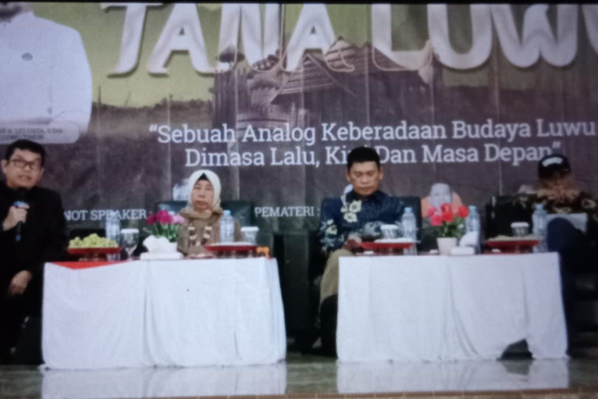 Pemkab Luwu Timur menggelar seminar Budaya Tana Luwu jelang hari jadi