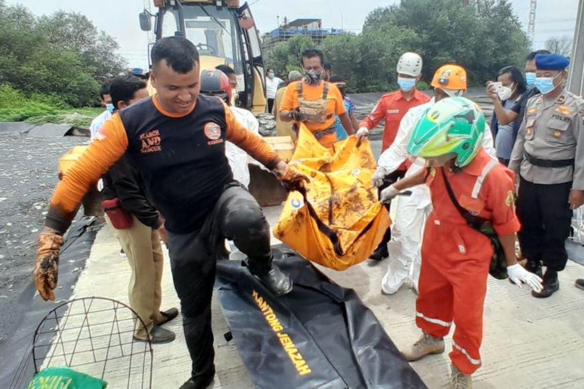 Identitas jasad di instalasi pengolahan lumpur terungkap