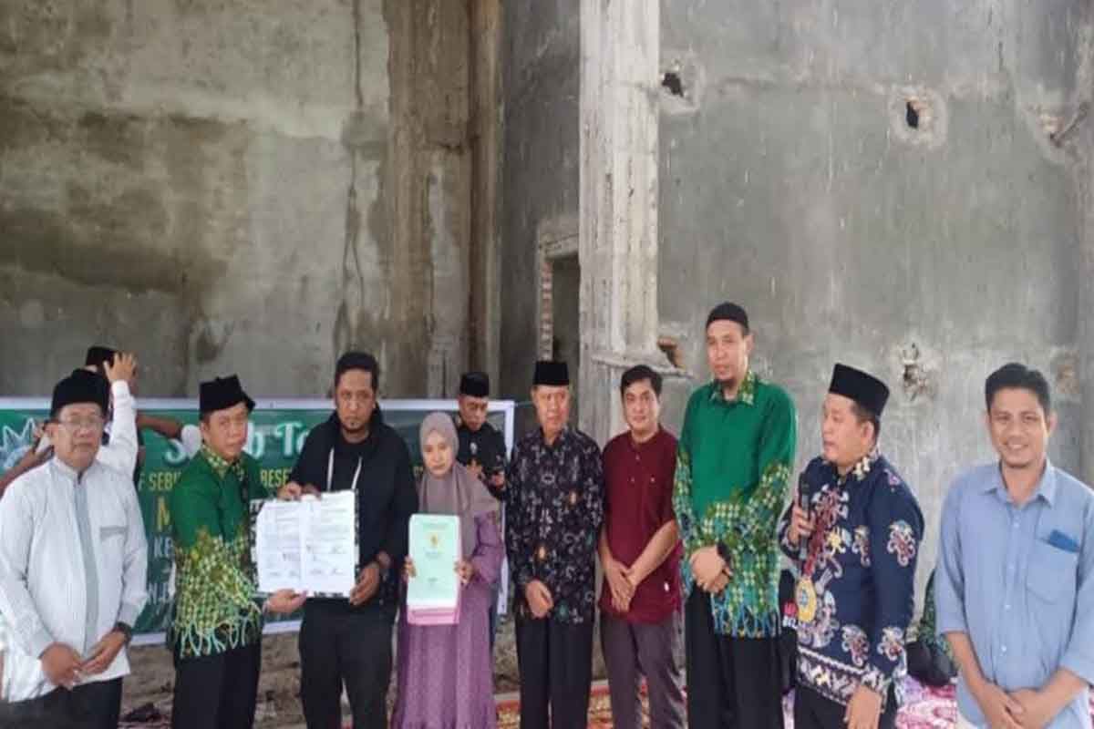 PDM Kota Palangka Raya terima wakaf tanah dan Masjid 'Baitul Gaza'