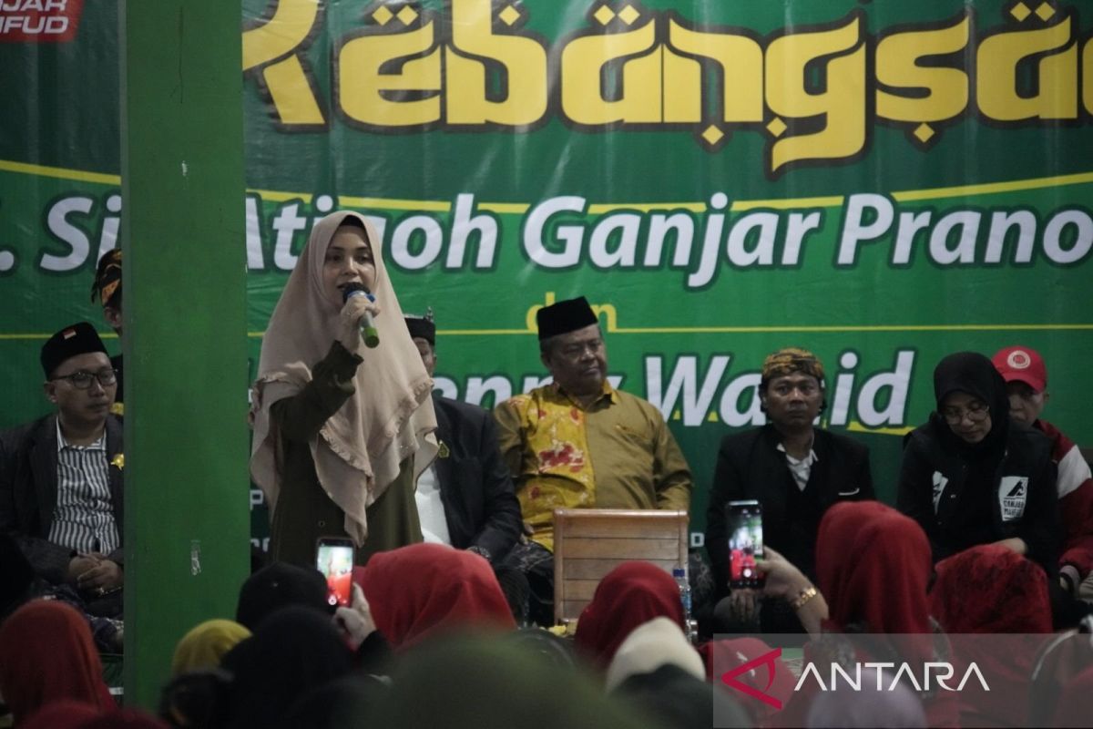 Istri Capres Ganjar, Siti Atikoh ingatkan pola hidup bersih guna cegah polio