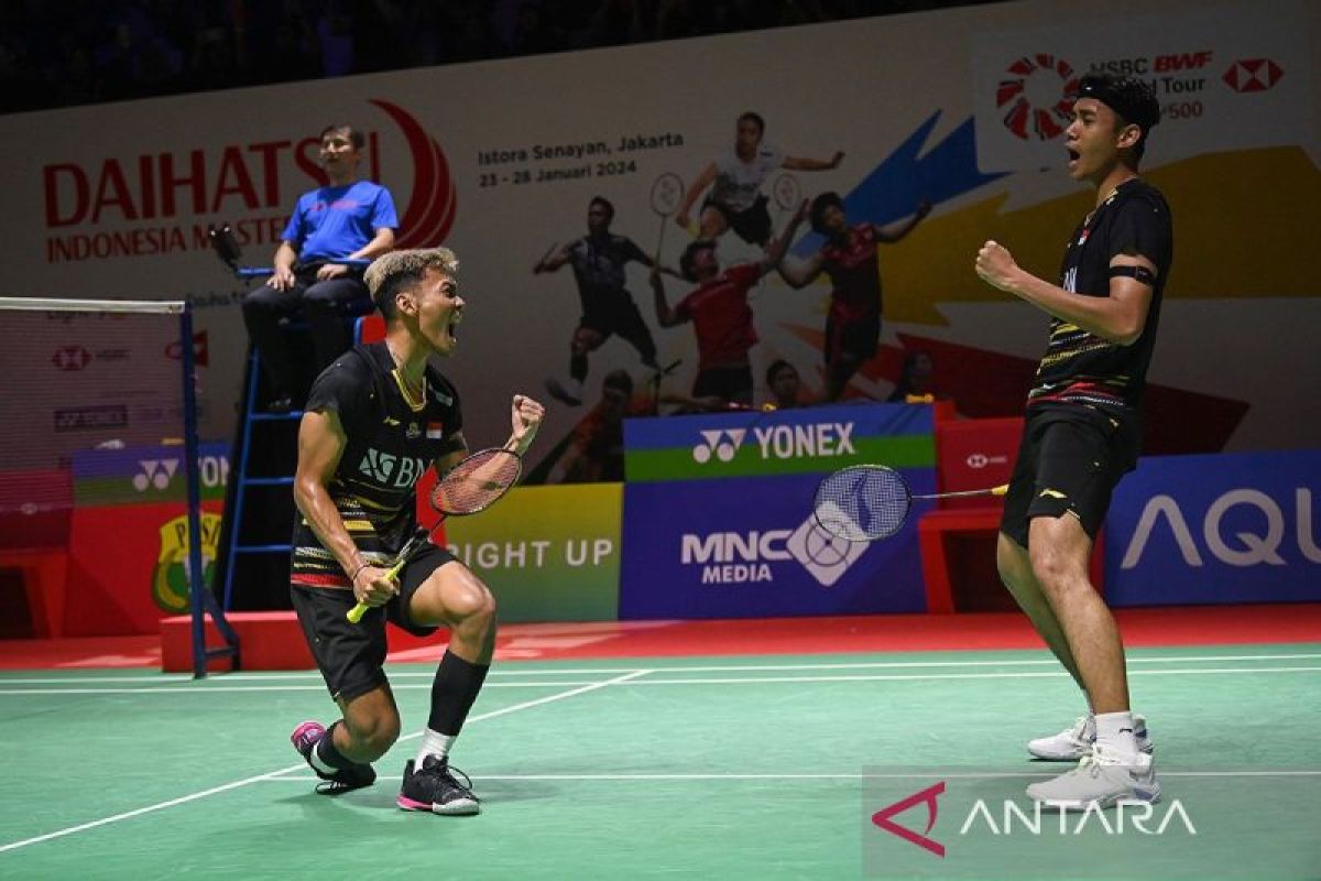 Bagas/Fikri kalahkan pasangan Jepang dan melaju perempat final Indonesia Masters 2024