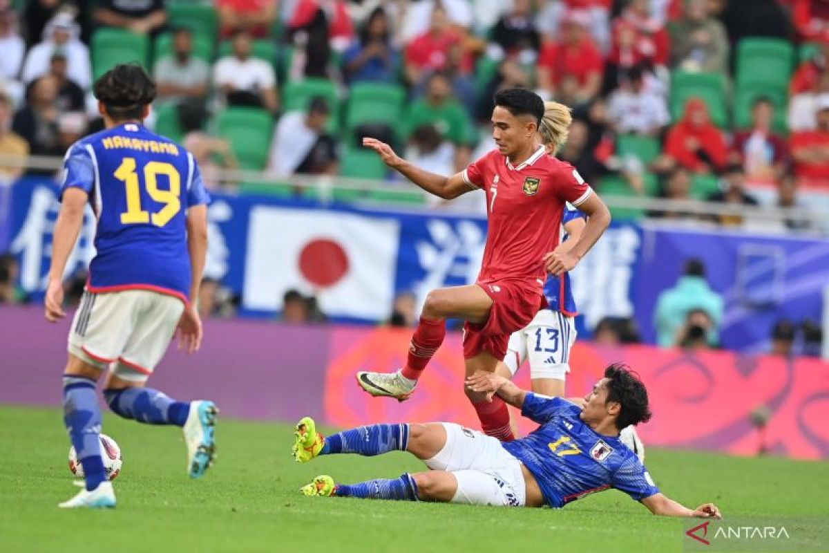 Indonesia takluk 1-3 dari Jepang di Piala Asia 2024